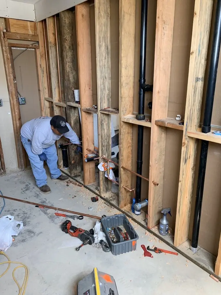 Commercial rough-in plumbing for Gas Line Repair in Rockingham